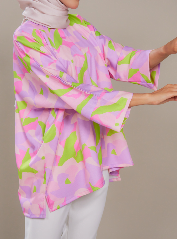 Fatimah Casual Blouse in Lawa - Image 10