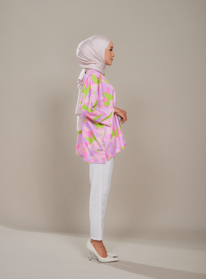 Fatimah Casual Blouse in Lawa - Image 12