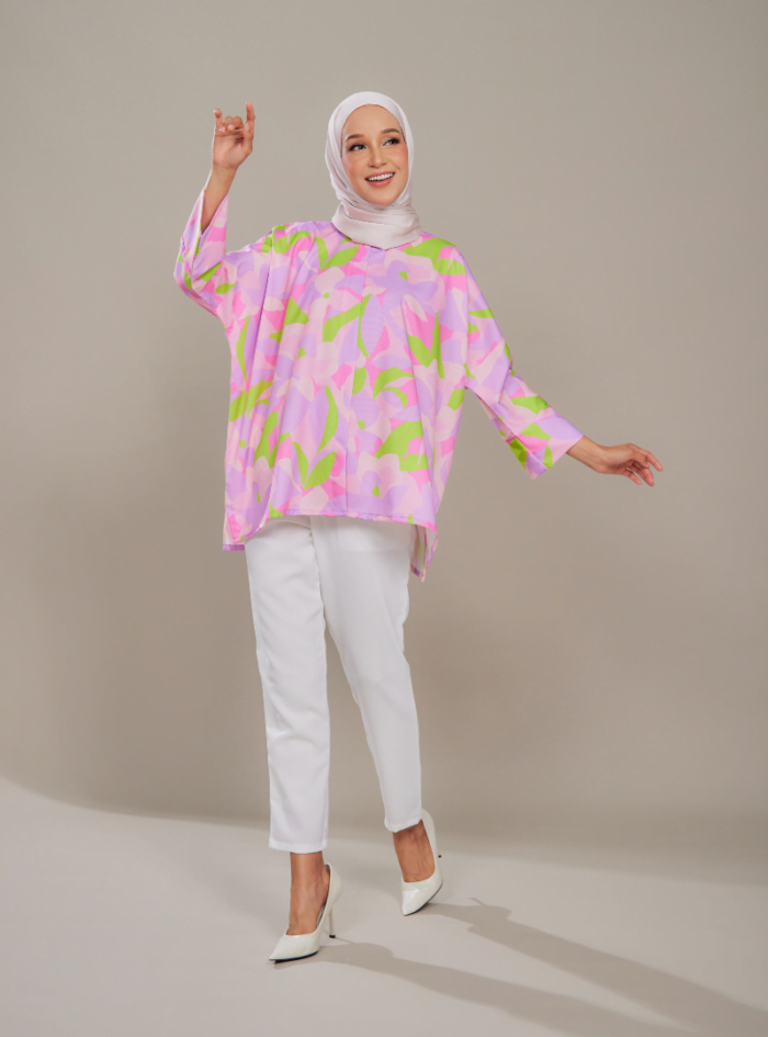 Fatimah Casual Blouse in Lawa - Image 5