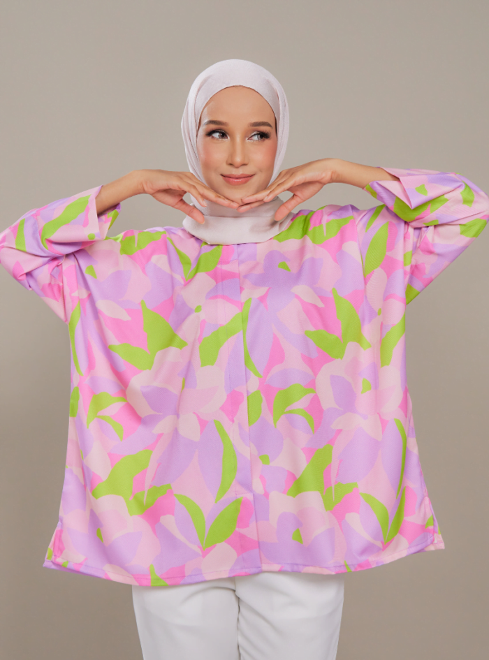 Fatimah Casual Blouse in Lawa - Image 8