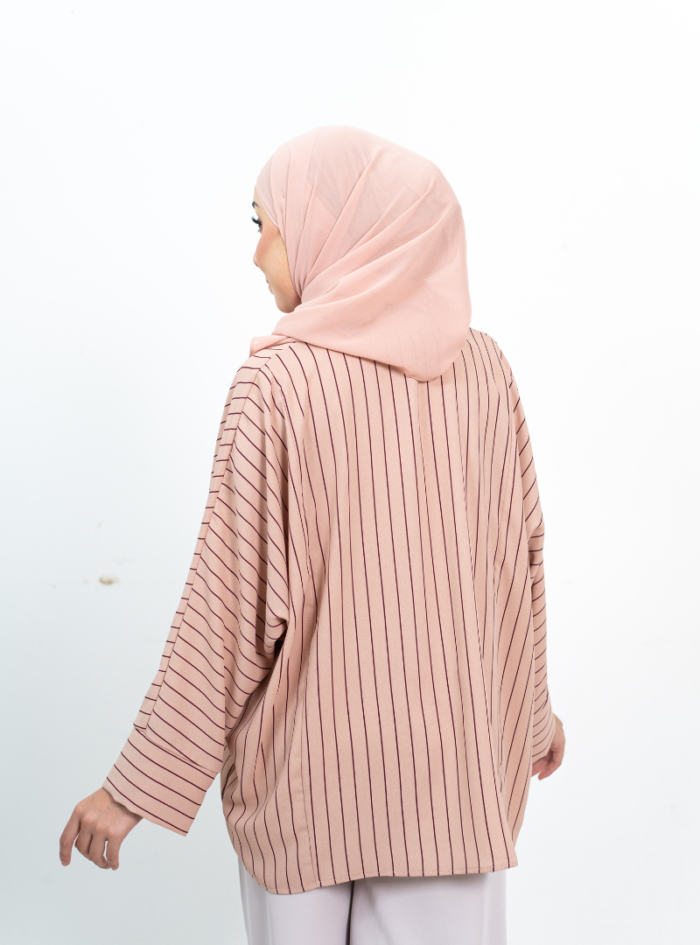 Easery Casual Blouse in Blush - Image 5