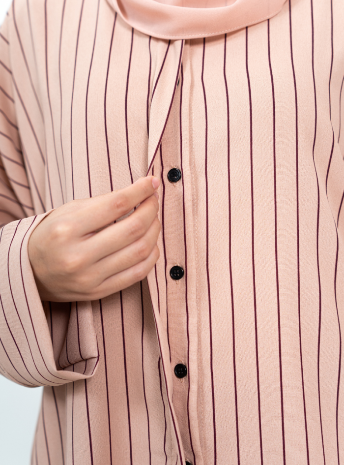 Easery Casual Blouse in Blush - Image 7