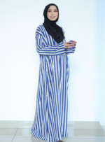 Riana Relax Kaftan in Cobalt