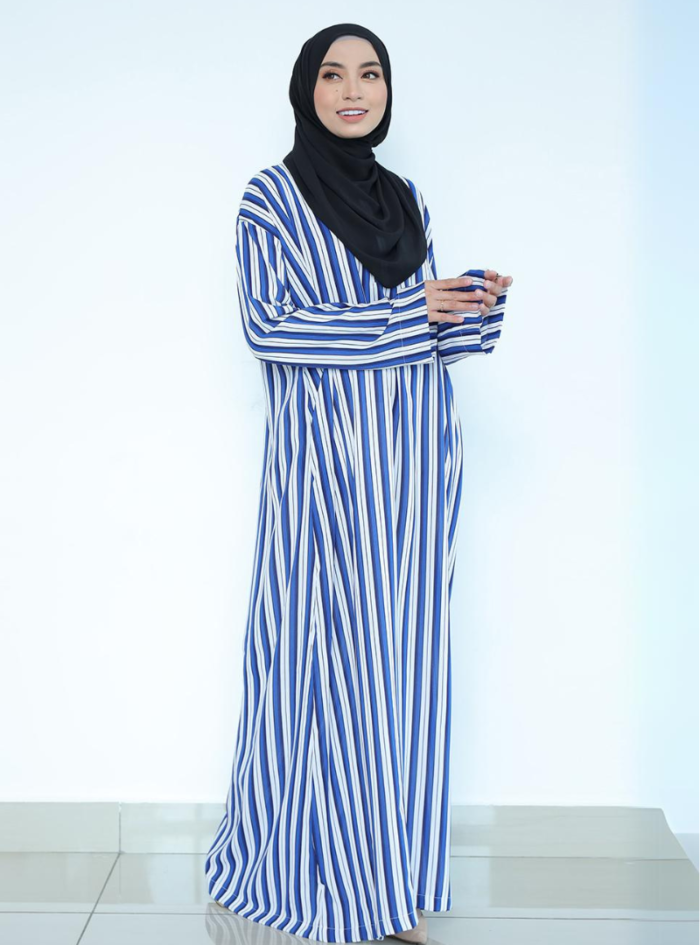 Riana Relax Kaftan in Cobalt - Image 1
