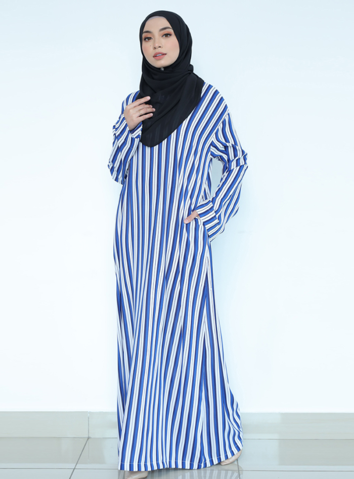 Riana Relax Kaftan in Cobalt - Image 4