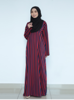 Riana Relax Kaftan in Cherry - Image 2