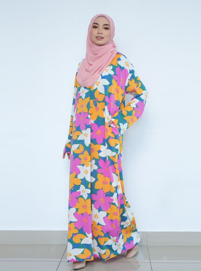 Riana Relax Kaftan in Princess - Image 2