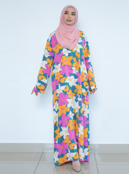 Riana Relax Kaftan in Princess