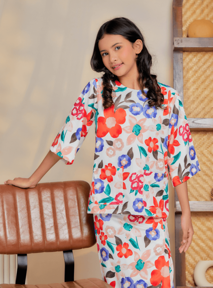 Zarith Kurung Kedah for Daughter in Zesty - Image 4